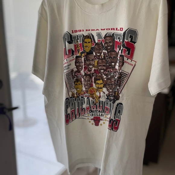1991 Chicago Bulls Championship T shirt - Picture 2 of 2